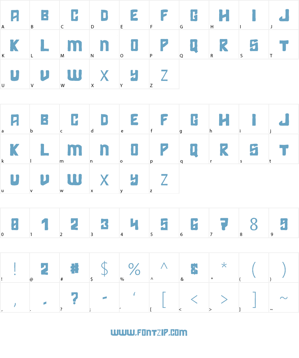 Stork Trek Font Character